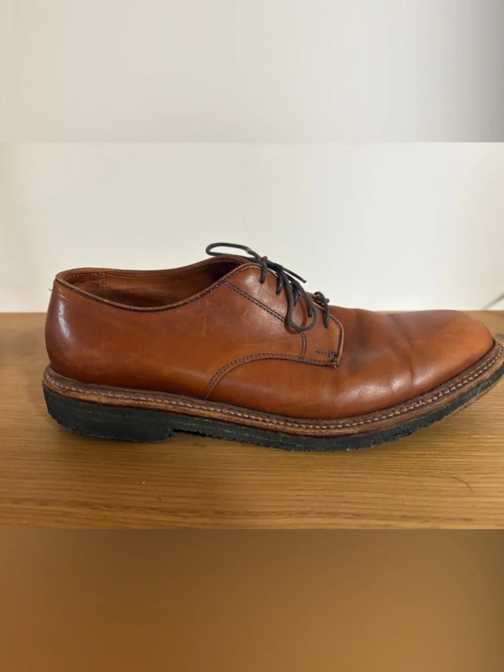 Alden x J.Crew Plaintoe Derby - Picture 1 of 5